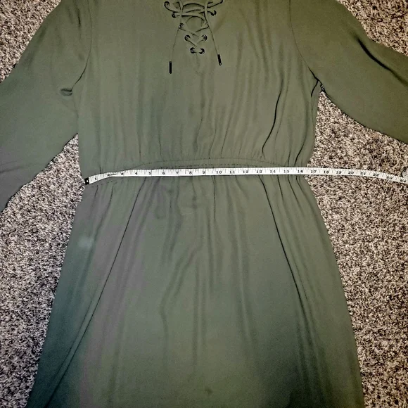 Army Green Target Dress - Picture 7 of 9